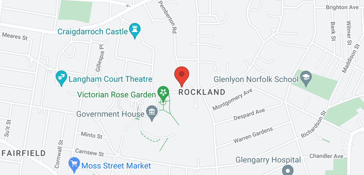 map of 1468 Rockland Ave